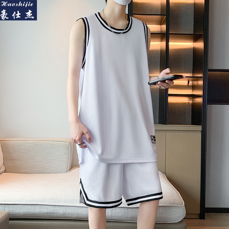 13509164.《简约时髦》夏季新款篮球服套装男女生运动服比赛训练队服