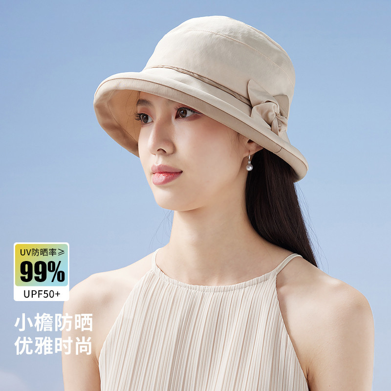 13531446.【防紫外线】大檐遮阳帽女士夏季户外防晒太阳帽旅游好物