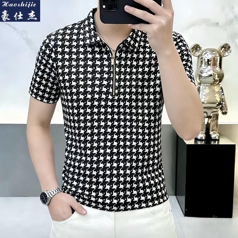 13509230.《休闲简约》夏季新款百搭休闲T恤男时尚短袖Polo衫