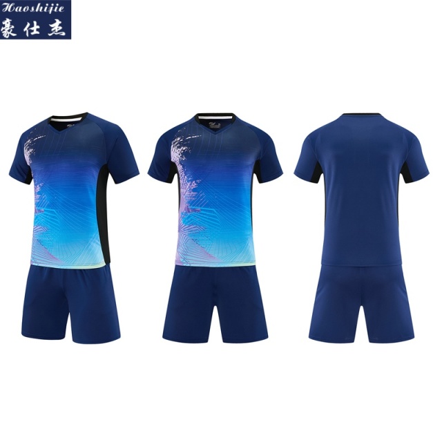 13509165.《速干透气》夏季新款男女青少年运动套装速干比赛训练服篮球服