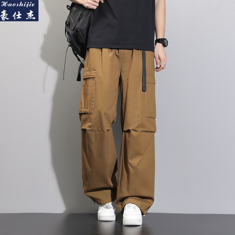 13512862.《时髦百搭》春季新款男士休闲百搭高品质工装裤男裤