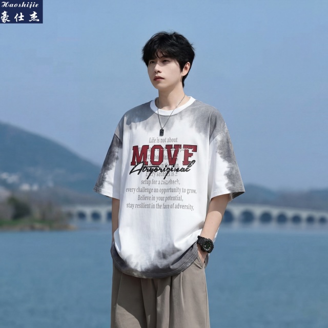 13516170.《百搭潮流》夏季新款T恤短袖青少年男半袖t恤