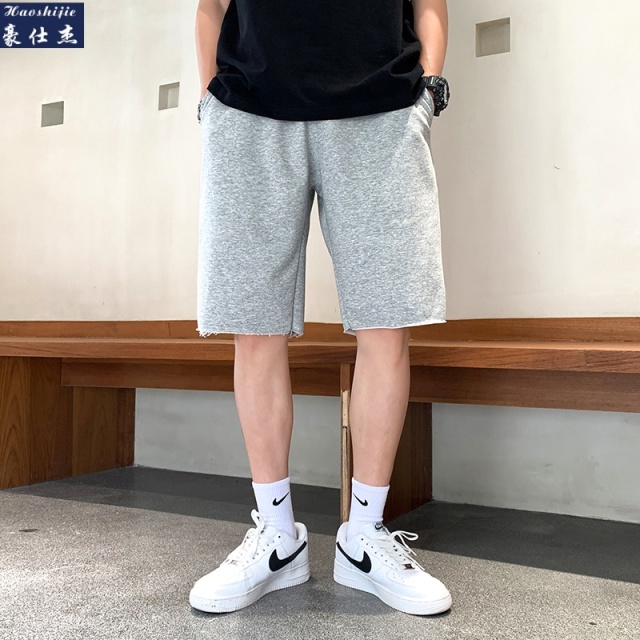 13516068.棉柔舒适运动短裤男五分裤夏季薄款宽松跑步篮球休闲针织外穿