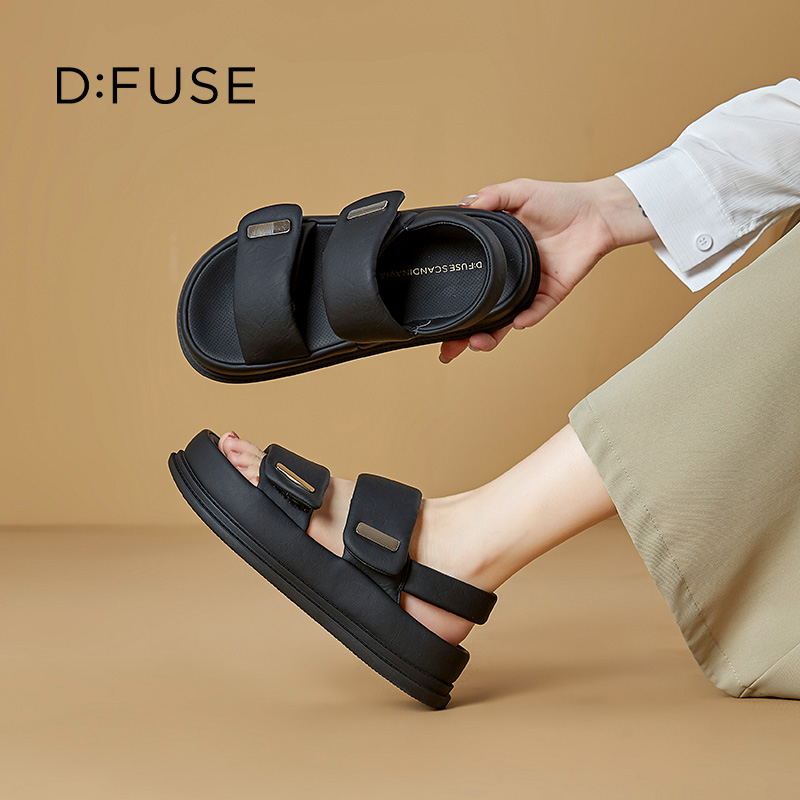 13518394.墨斯本D:Fuse/迪芙斯新款潮流时尚舒适轻便透气女鞋星期六集团DFE211010I