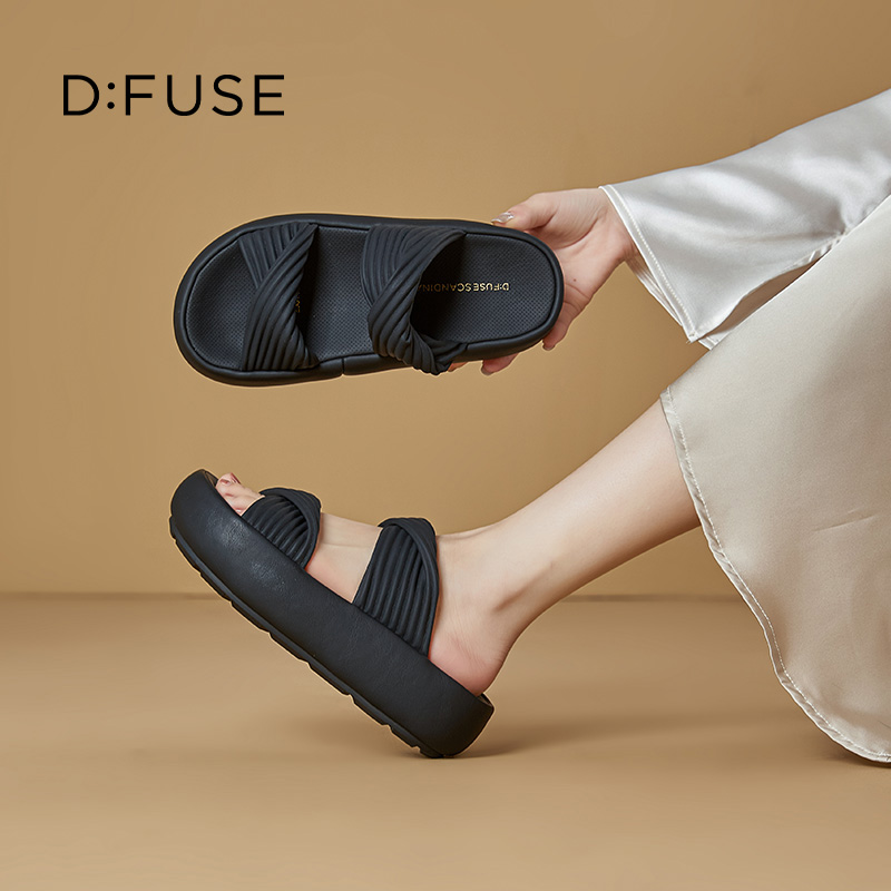 13518398.墨斯本D:Fuse/迪芙斯新款潮流时尚舒适轻便透气女鞋星期六集团DFE211007I