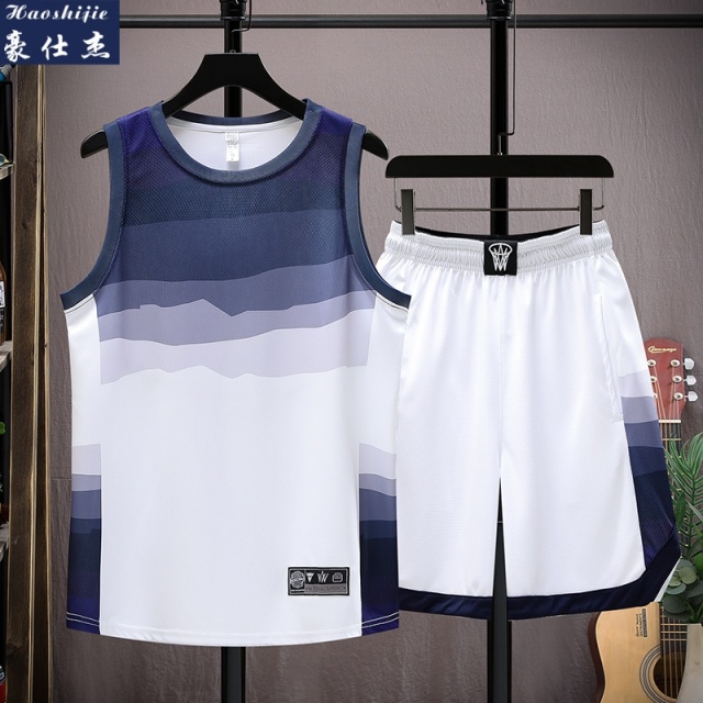13519770.《冰爽速干》夏季新款球服男运动篮球服比赛训练背心青少年球服男
