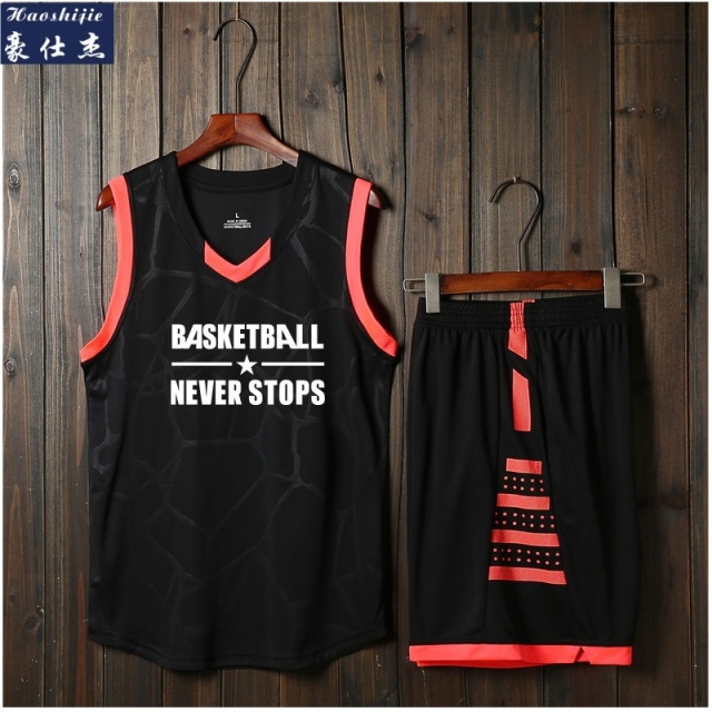 13519778.《休闲舒适》夏季新款篮球服男比赛训练背心球衣青少年运动服