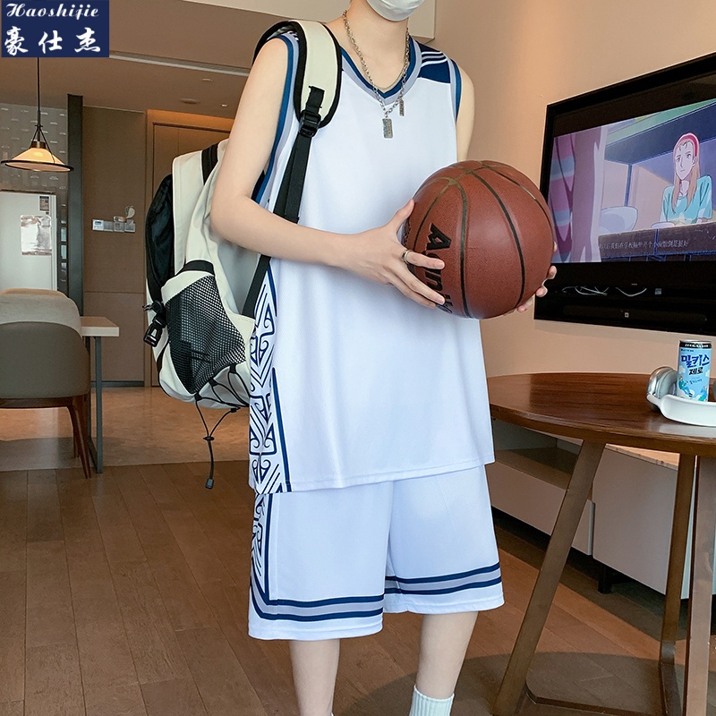 13519773.《百搭潮流》夏季篮球服运动球服男青少年比赛训练背心球服