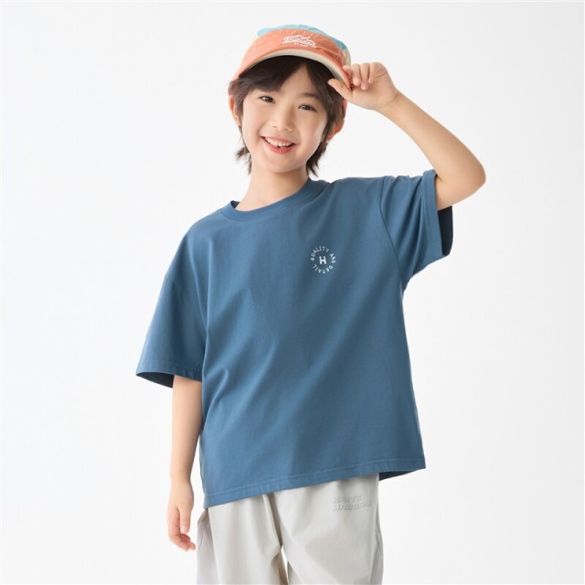 13692859.海妈家男童短袖T恤夏薄款儿童抗菌纯棉打底衫印花上衣中大童汗衫