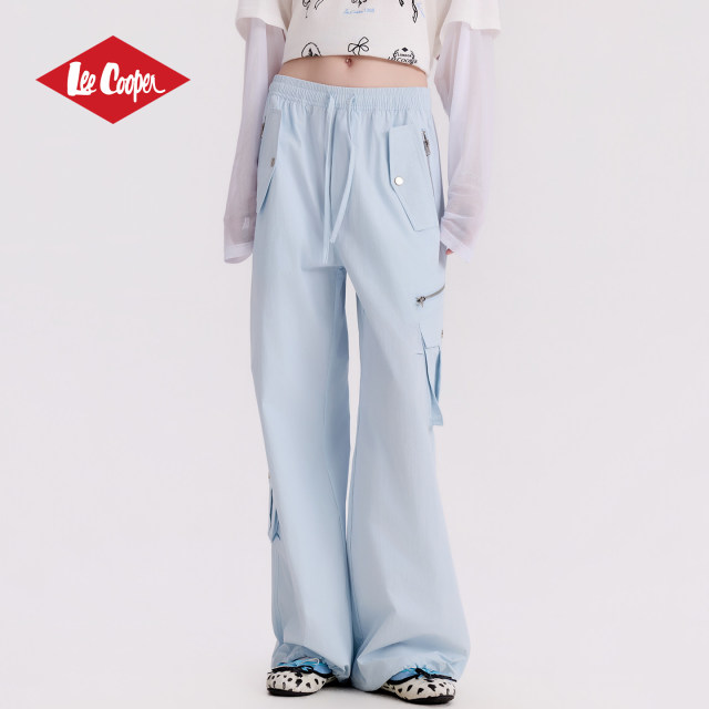 13533064.Lee Cooper长裤工装裤百搭休闲时尚女生潮流多口袋伞兵裤春夏新款