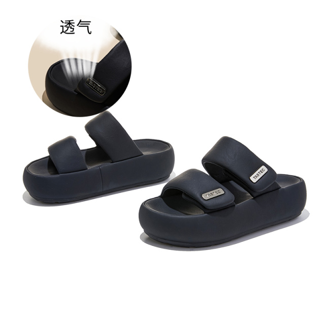 13527503.墨斯本吸膜大底一字拖鞋女款新款轻便舒适时尚外穿百搭休闲女式拖鞋12791
