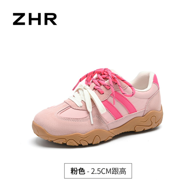 13530853.【ZHR则则】阿甘鞋圆头系带平底女鞋[猪巴戈+雨伞布+超纤]