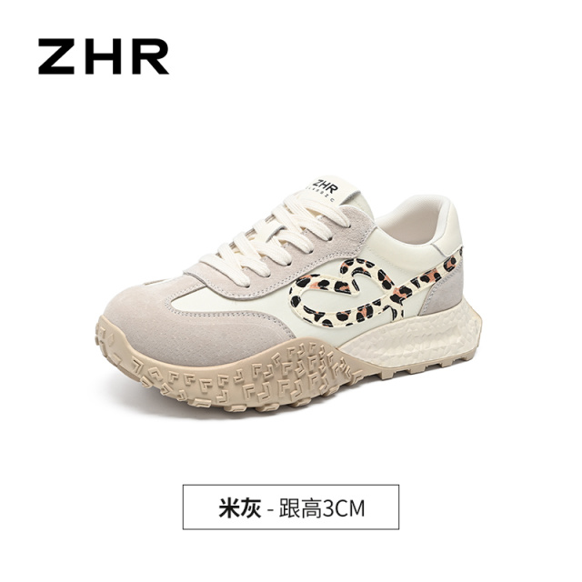 13531358.【ZHR则则】阿甘鞋圆头系带厚底女鞋[猪巴戈+雨伞布]
