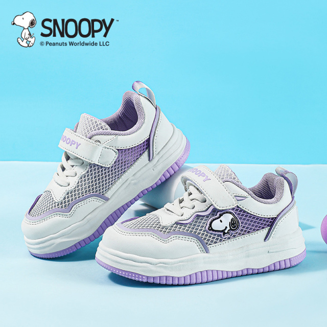 13537912.SNOOPY史努比童鞋时尚板鞋2026爆款夏季百搭软底儿童休闲鞋