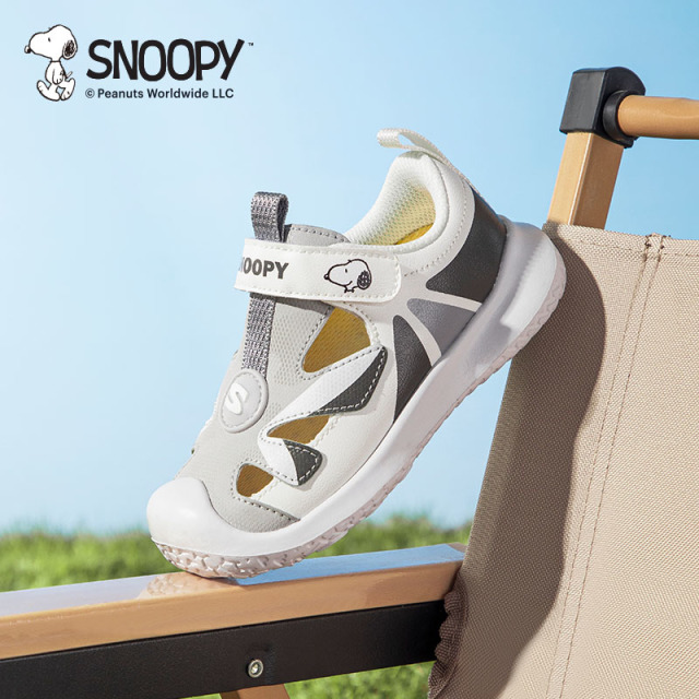 13537917.SNOOPY史努比童鞋夏季透气凉鞋男女童2026软底轻便运动鞋