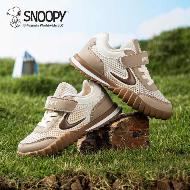 13537929.SNOOPY史努比童鞋中帮板鞋2026春夏季男女童时尚休闲鞋