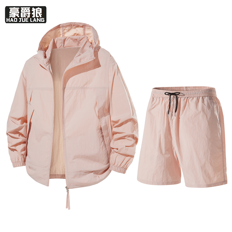 13550961.冰丝防晒服两件套男女款时尚夏季户外凉感穿搭防晒衣套装男