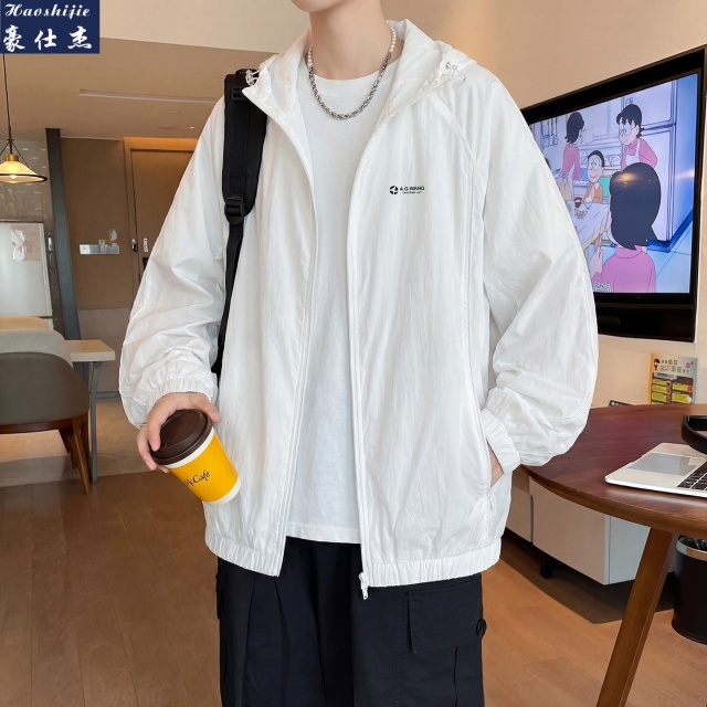 13583706.《百搭潮流》夏季户外青少年防晒衣男潮流透气外套