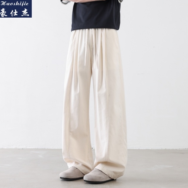 13583712.《简约时尚》春夏季新款简约青少年休闲裤男潮流帅气宽松百搭