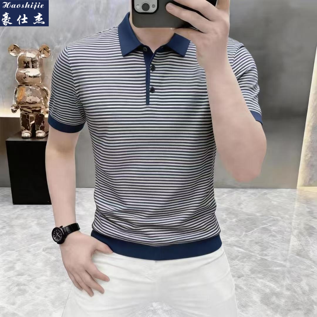 13591279.《百搭潮流》夏季新款时尚潮流时尚欧版休闲百搭POLO衫上衣