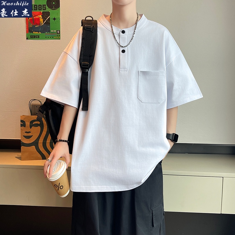 13601144.《百搭潮流》夏季新款简约舒适短袖t恤青少年百搭透气休闲半袖