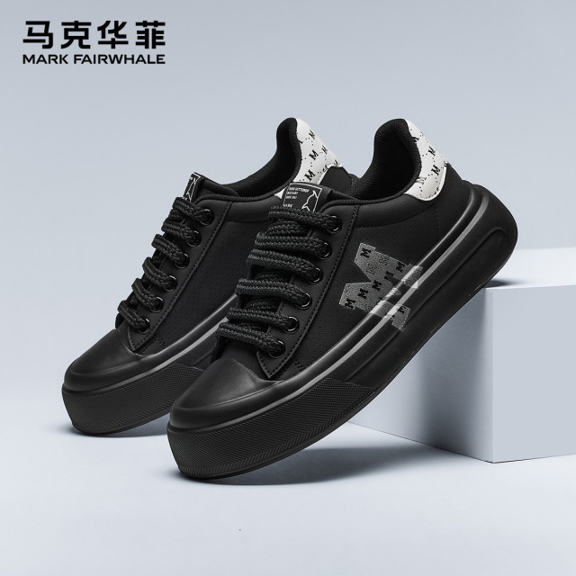 13616644.【轻便软底】男鞋夏季透气户外运动板鞋潮流厚底小白鞋高级休闲鞋