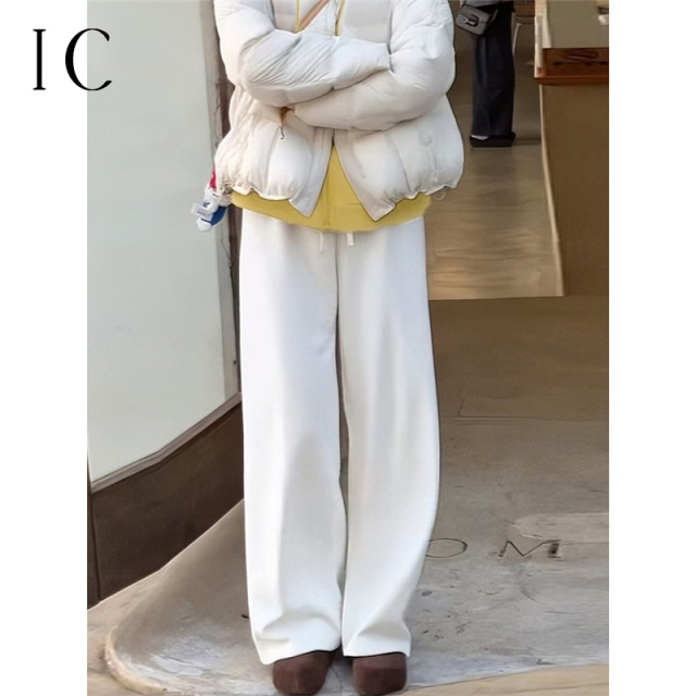 13618471.通勤慵懒百搭直筒休闲裤