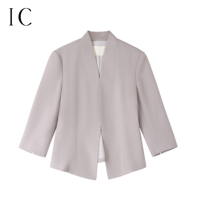 13618483.简约职场工作服西装外套
