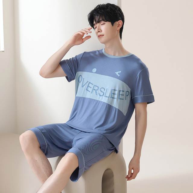 13619189.派邦奴带胸垫凉感夏季运动风情侣家居服可外穿套装cx