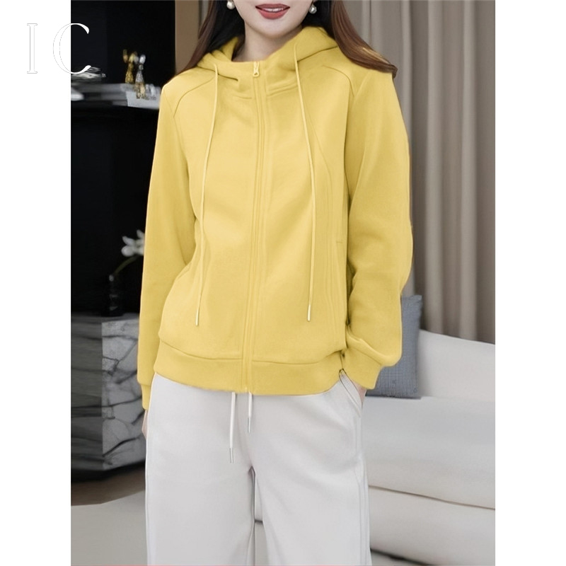 13622007.通勤偏厚长袖连帽卫衣