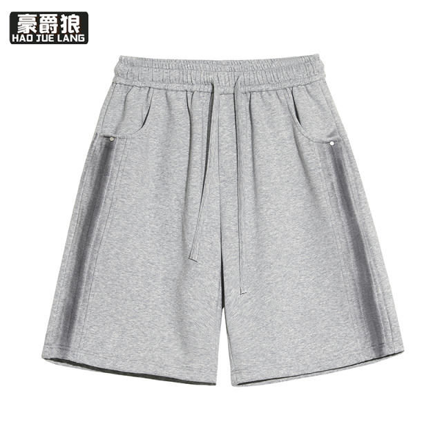 13654408.夏季篮球运动短裤男休闲宽松中裤青少年薄款五分裤凉感时尚直筒裤