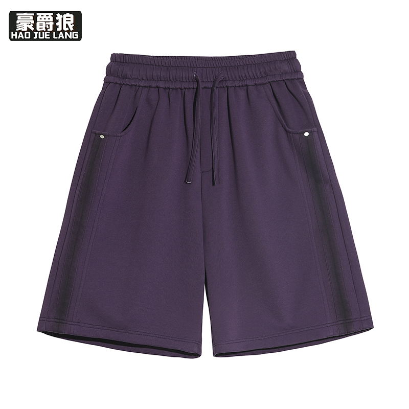 13654408.夏季篮球运动短裤男休闲宽松中裤青少年薄款五分裤凉感时尚直筒裤