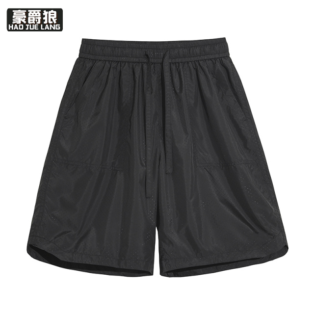 13654395.冰丝网眼短裤男士夏季薄款运动宽松速干透气休闲五分裤子