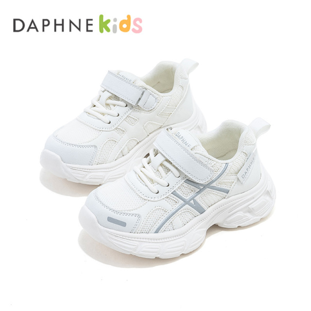 13654983.DAPHNE Kids达芙妮童鞋老爹鞋新款时尚舒适休闲鞋魔术贴厚底老爹鞋女童鞋