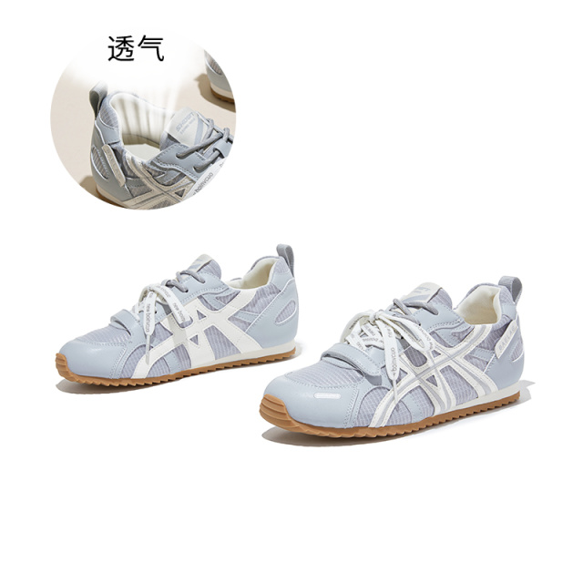 13661116.墨斯本真皮垫双鞋带软底阿甘鞋新款潮流时尚运动轻便透气舒适百搭女式休闲鞋12760
