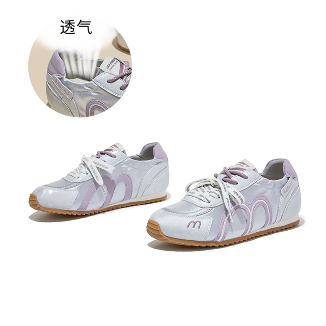 13661114.墨斯本真皮垫双鞋带软底阿甘鞋新款潮流时尚运动轻便舒适透气百搭女式休闲鞋12761