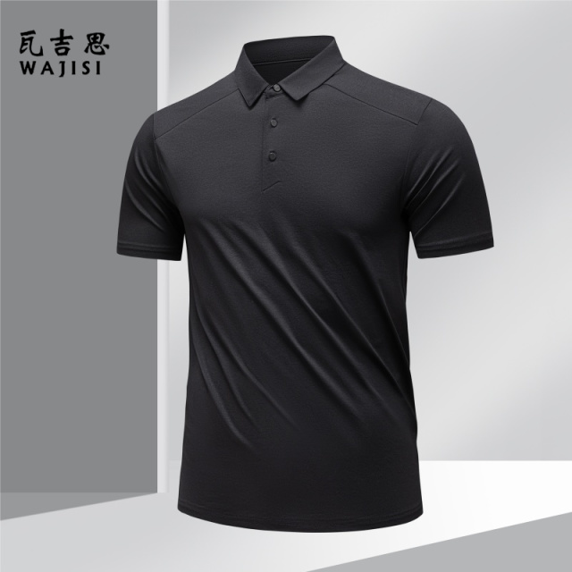 13666288.夏季鸟家平替翻领短袖T恤男女户外商务休闲透气半袖POLO衫打底衫