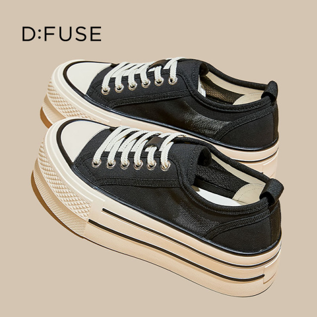 13669995.墨斯本D:Fuse/迪芙斯新款厚底圆头时尚休闲运动女鞋星期六集团DFE211201I