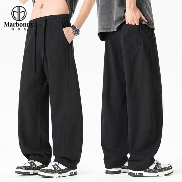 13670686.春夏男式新品主推纯棉弯刀工装直筒休闲裤