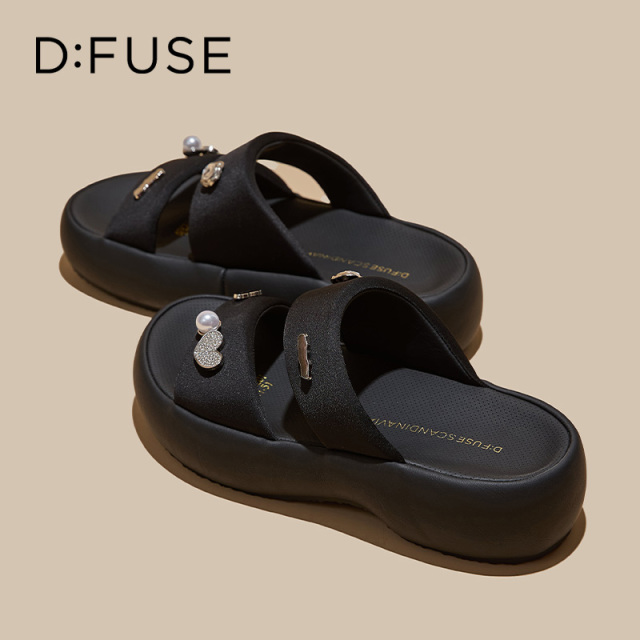 13670010.墨斯本D:Fuse/迪芙斯新款潮流时尚舒适沙滩女拖鞋星期六集团DFE211020I