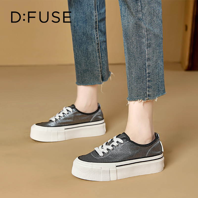 13670001.墨斯本D:Fuse/迪芙斯新款轻薄透气厚底韩系女休闲鞋星期六集团DFE111246J