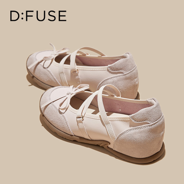 13670012.墨斯本D:Fuse/迪芙斯新款轻薄芭蕾舞鞋浅口厚底女单鞋星期六集团DFE111172I