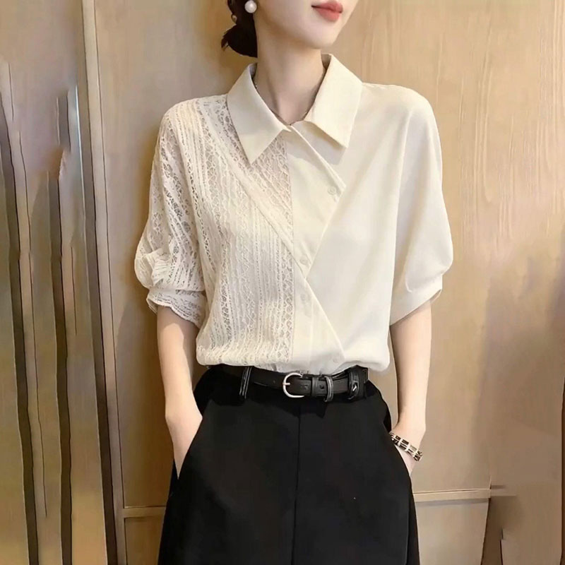13672353.丹芙娅洋气减龄超火上衣女2026夏季新款高端老钱风气质简约时尚大码女装