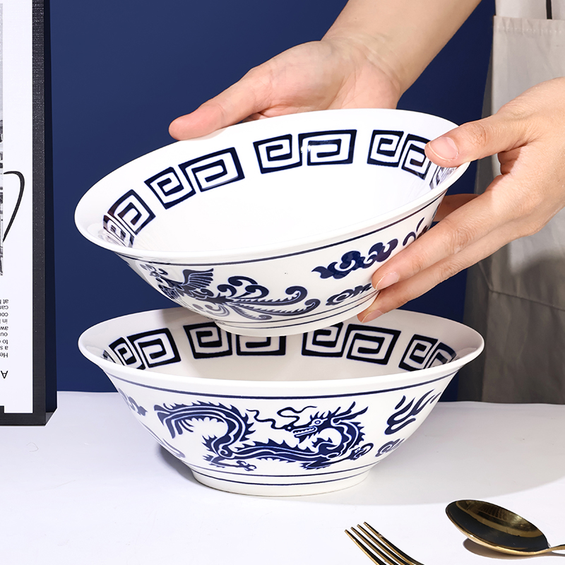 13672063.青花瓷龙凤面碗