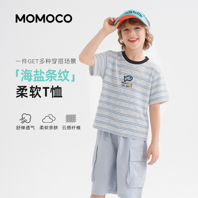 13673681.玛米玛卡男童夏季新款休闲时尚T恤78230235117