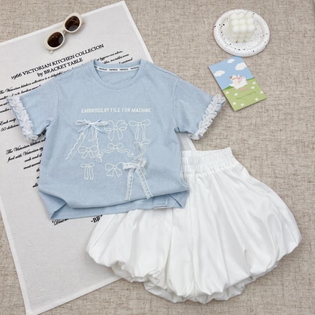 13673661.玛米玛卡女童夏季新款时尚洋气套装(演出服)78630578067