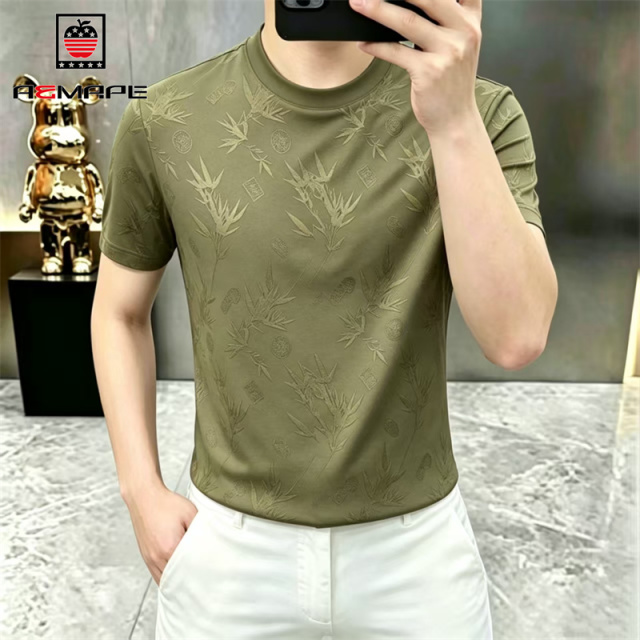 13676074.AEMAPE短袖T恤男夏季吸汗透气青年男士休闲百搭短袖T恤衫
