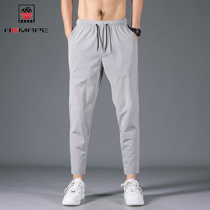 13676926.AEMAPE休闲裤男夏季美式简约百搭男女同款百搭抽绳运动长裤