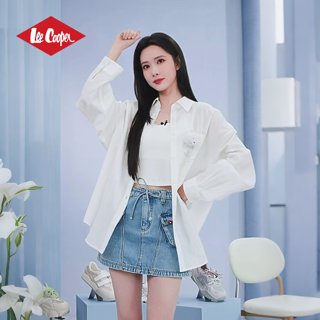 13679178.【孟子义同款】Lee Cooper亚麻白衬衫显瘦防晒女士长袖薄春夏季新款