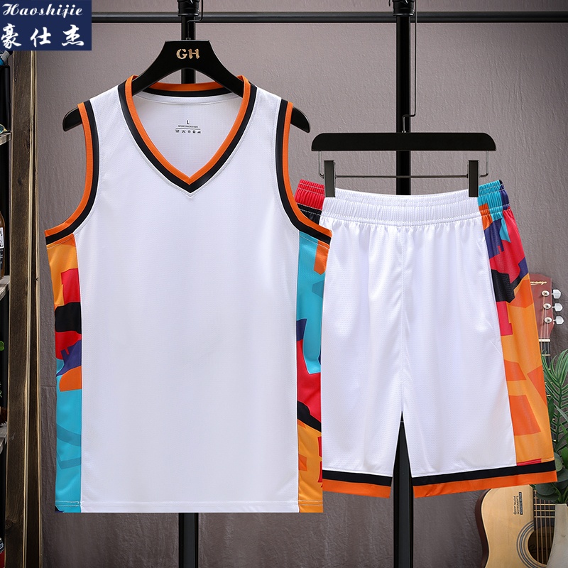 13678563.《透气潮流》夏季篮球服套装男女篮球比赛训练速干队服